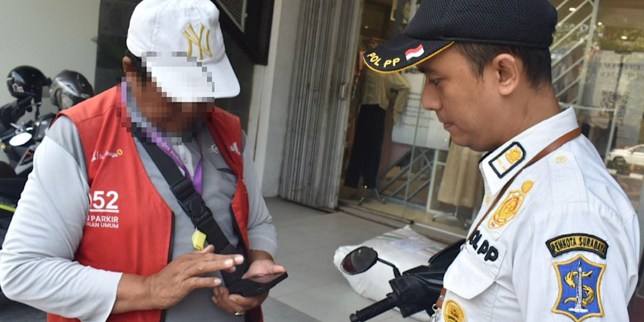 Pengawasan parkir di Surabaya. (Foto: Pemkot Surabaya/jatimnow.com)