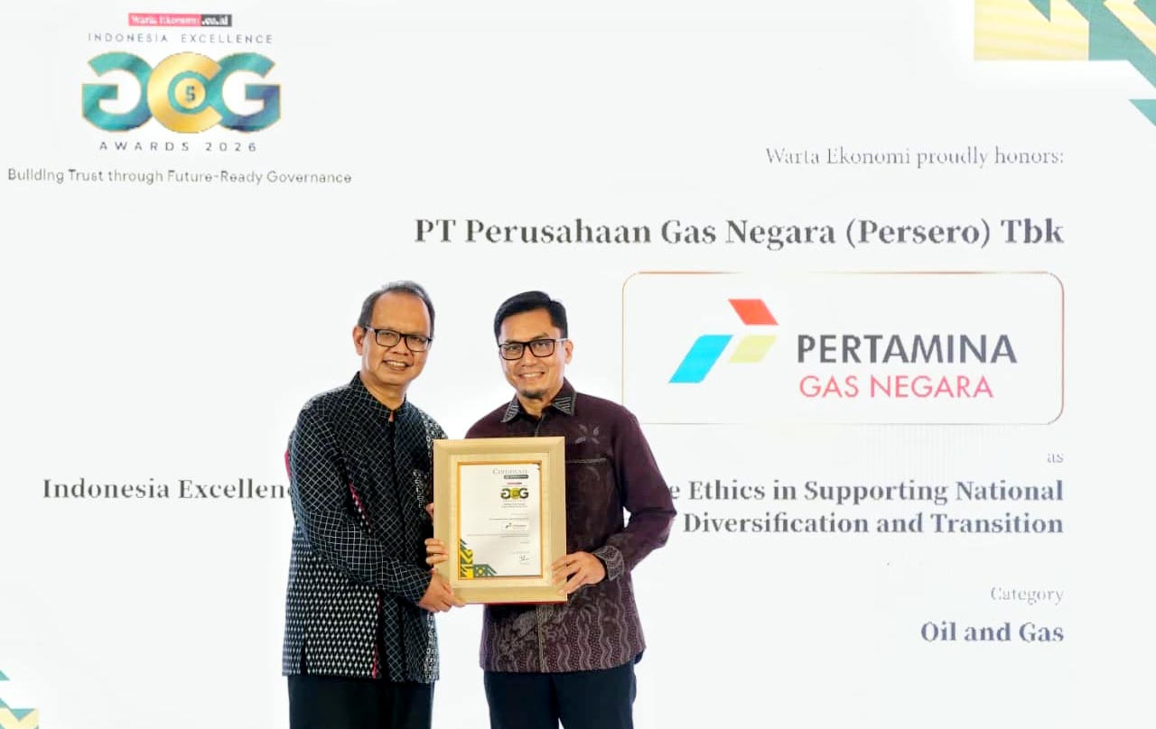 PGN Raih Penghargaan GCG 2026, Perkuat Tata Kelola di Tengah Disrupsi AI