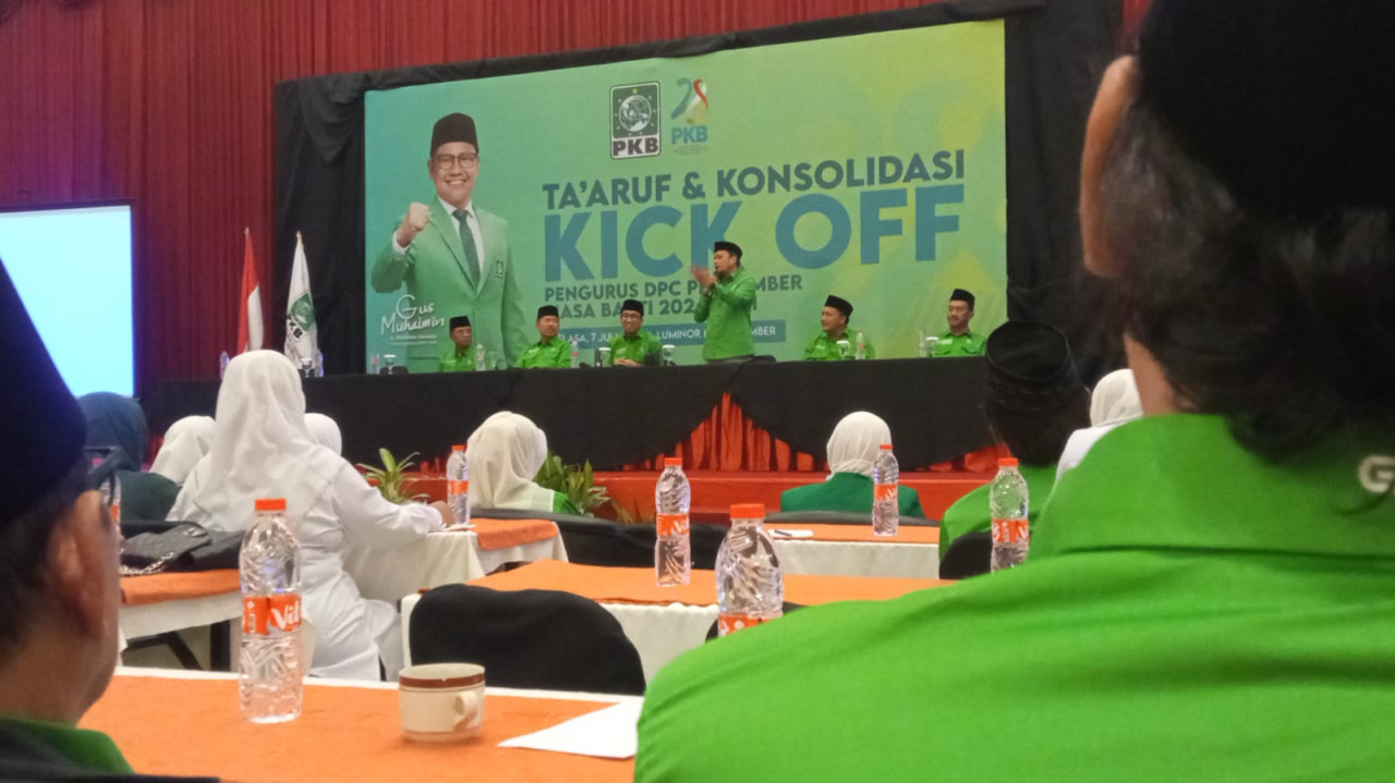 Ta'aruf dan konsolidasi pengurus DPC PKB Jember periode 2026 - 2031 (Foto: Sugianto/jatimnow.com))