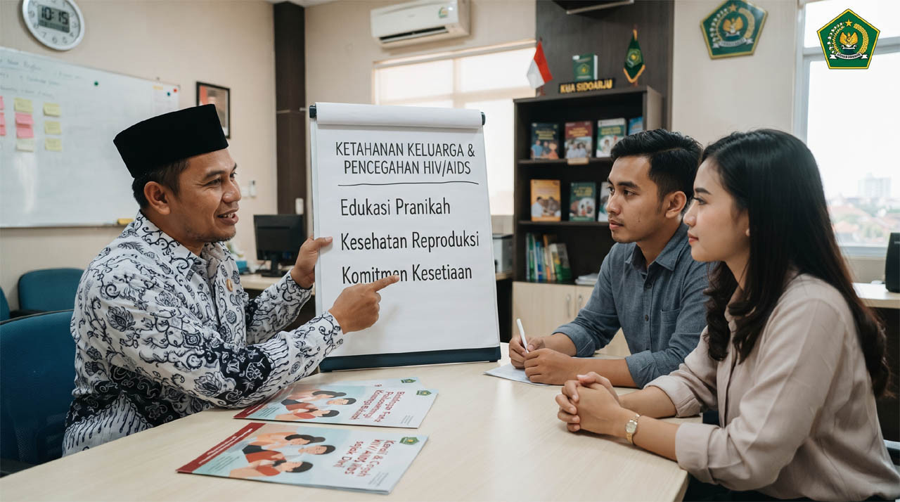 Penghulu dinilai berperan strategis mencegah HIV/AIDS melalui edukasi pranikah, pembinaan keluarga, dan kolaborasi lintas sektor. (Foto: Ilustrasi Gemini AI/jatimnow.com)