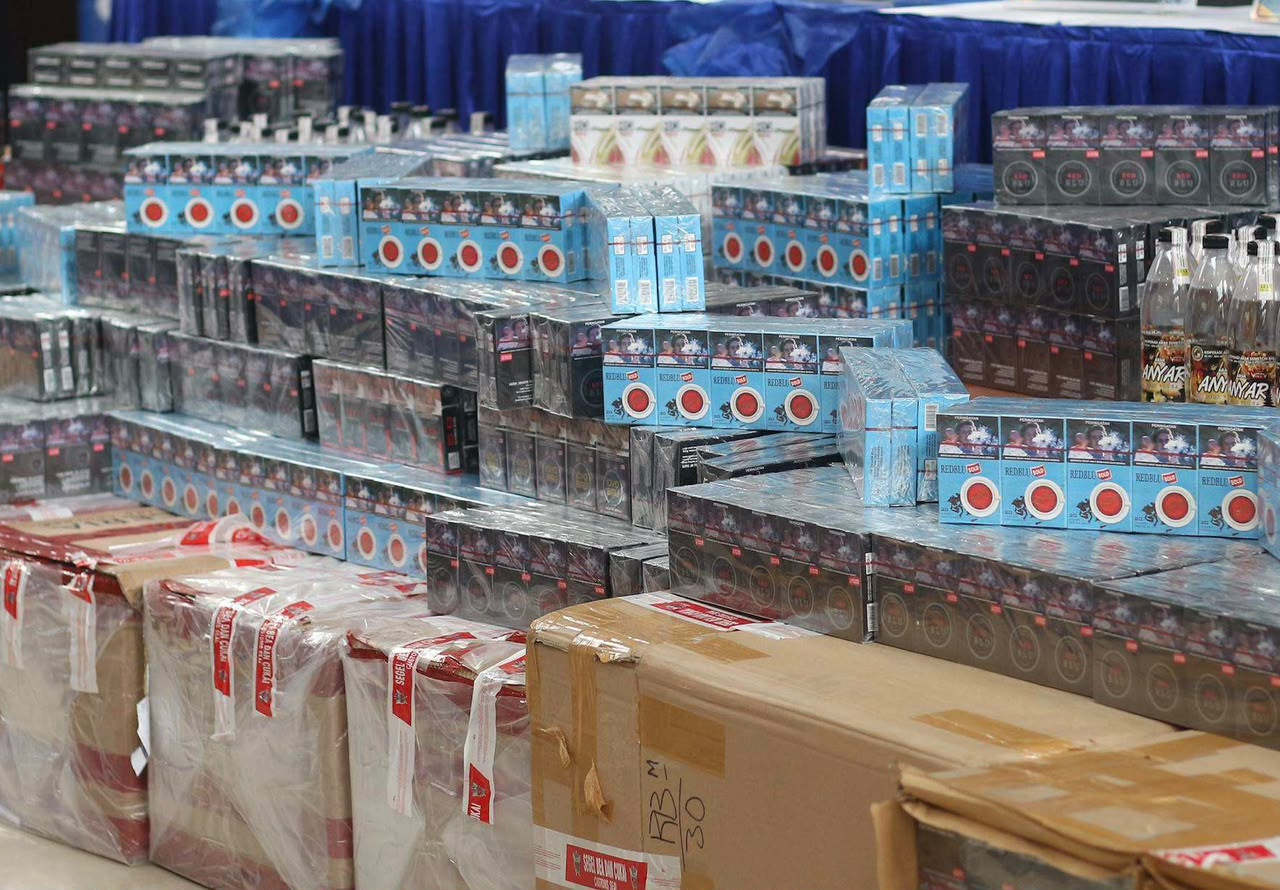 Rokok Ilegal yang disita jajaran Kanwil Bea Cukai Jatim II. (Foto: Aris/jatimnow.com)