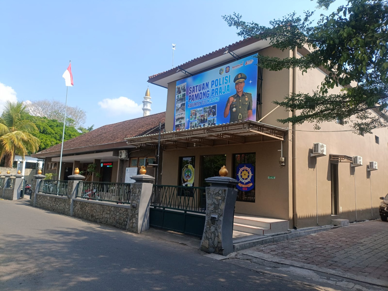 Kantor Satpol PP Tulungagung. (Foto: Bramanta/jatimnow.com)