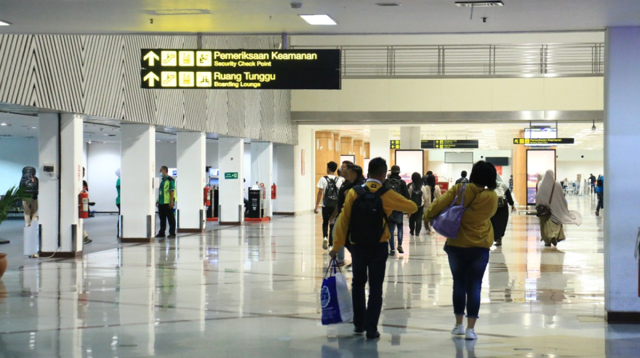 Suasana Terminal 1 Bandara Juanda (dok.jatimnow.com)