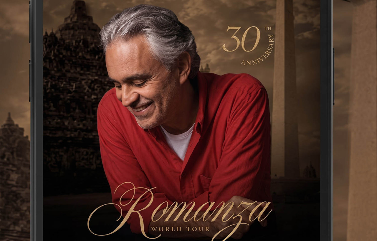BNI membuka presale konser Andrea Bocelli mulai 21 Agustus 2026 dengan diskon tiket hingga 20?gi nasabah. (Foto/Instagram)