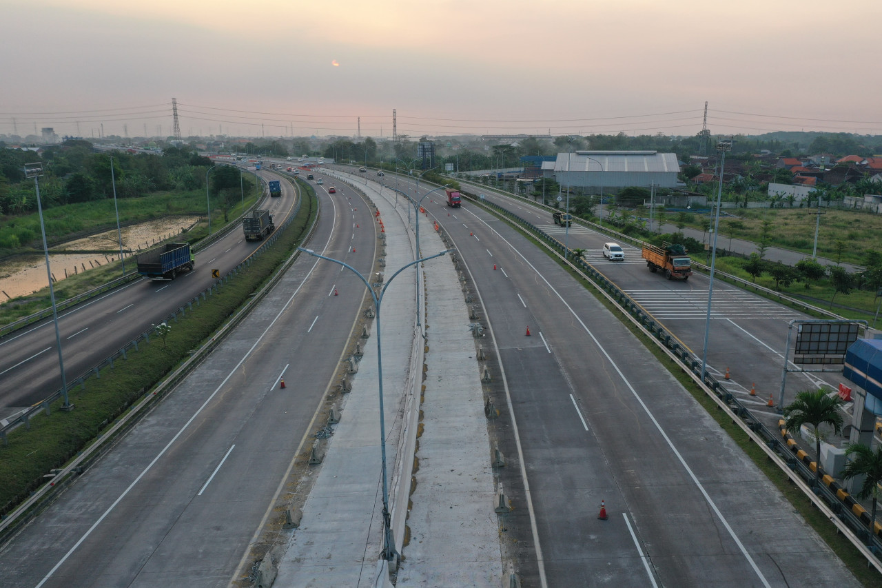 Ruas Jalan Tol Surabaya-Gempol. (Foto: Jasa Marga for jatimnow.com)