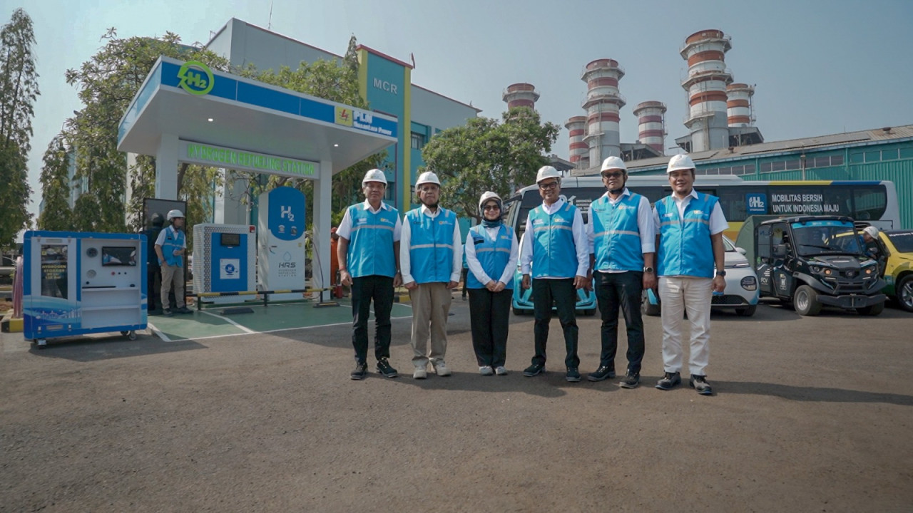 Peresmian Hydrogen Refueling Station (HRS) Merah Putih 3.0. (Foto PLN NP for jatimnow.com)