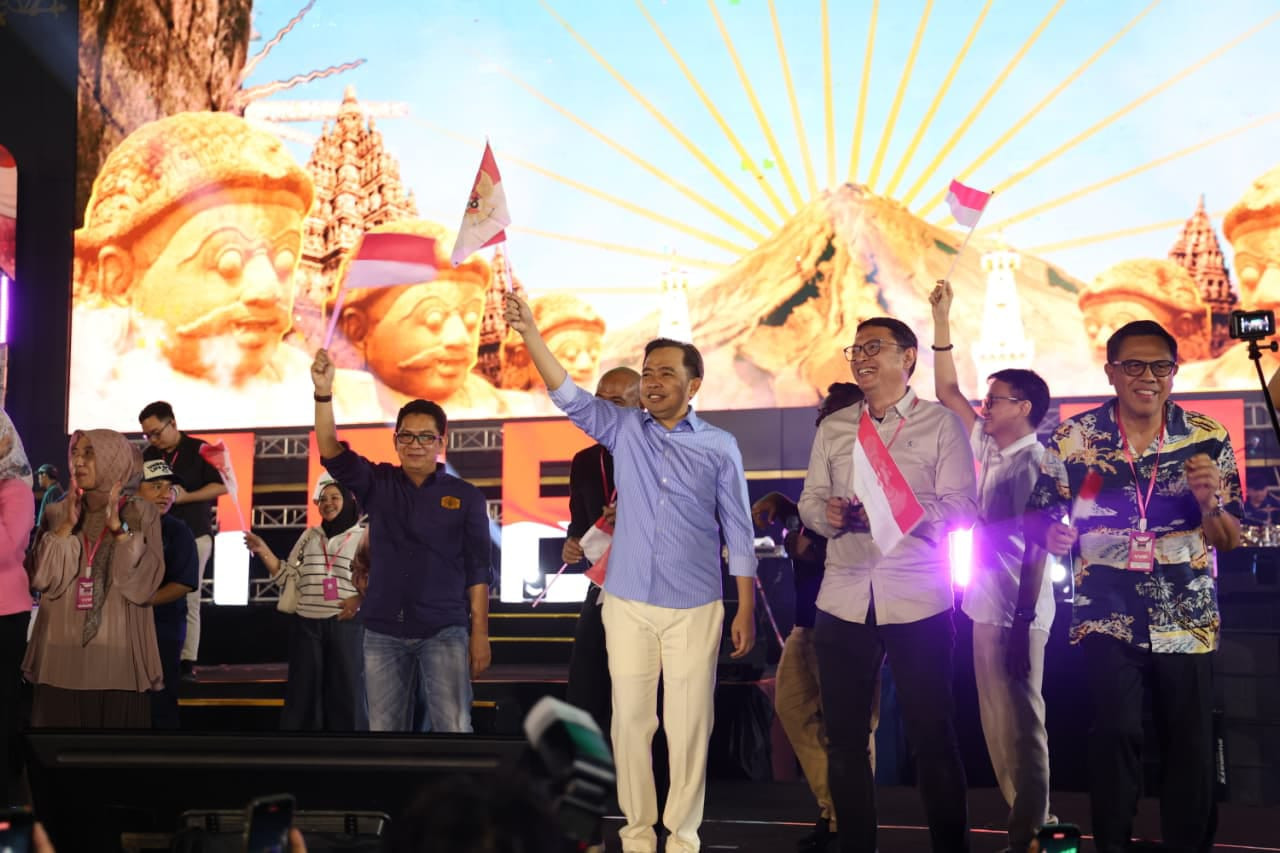 Konser Cinta NKRI di Alun-alun Jember (Foto: Sugianto/ jatimnow.com)