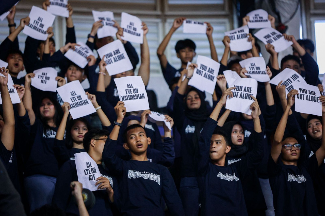Gambes Mania gelar aksi solidaritas bagi korban bencana di Kalimantan dan NTT. (Foto: Istimewa)