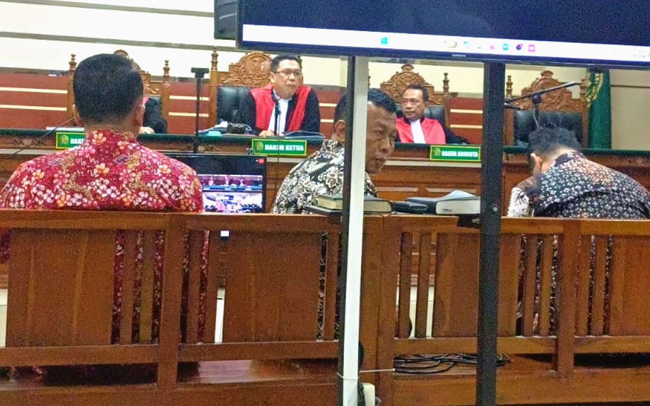 Sidang vonis Bupati Ponorogo nonaktif, Sugiri Sancoko. (Foto: Istimewa)