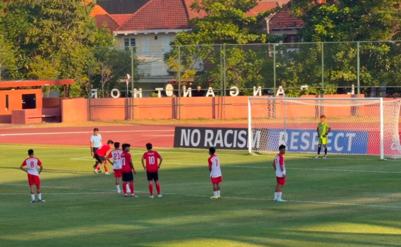 Banteng Banten sukses mengamankan tiga poin usai menundukkan Banteng Sulut 2-0 dalam laga Grup C Soekarno Cup 2026 di Stadion THOR Surabaya. (Foto; FJN for jatimnow.com)