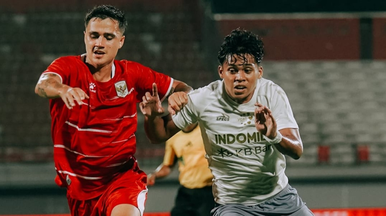 Pemain Timnas Indonesia saat berlatih. (Foto: instagram baliunited)