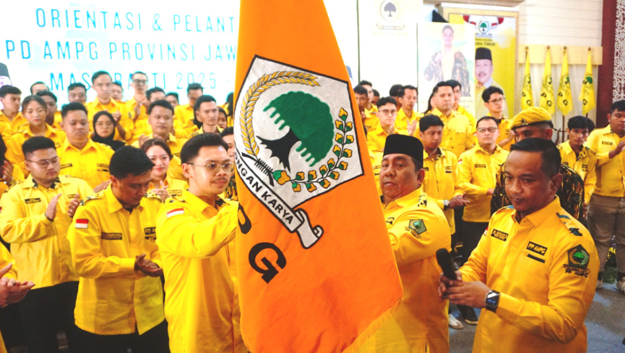 AMPG Jatim menggelar Diklatda I se-Kabupaten/Kota pertama di Indonesia untuk memperkuat kepemimpinan dan kapasitas politik kader muda. (Foto: Ali Masduki/jatimnow.com)
