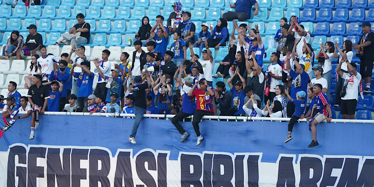 Arema FC Vs Persik Kediri di Stadion Kanjuruhan, Persik Mania Dilarang Hadir
