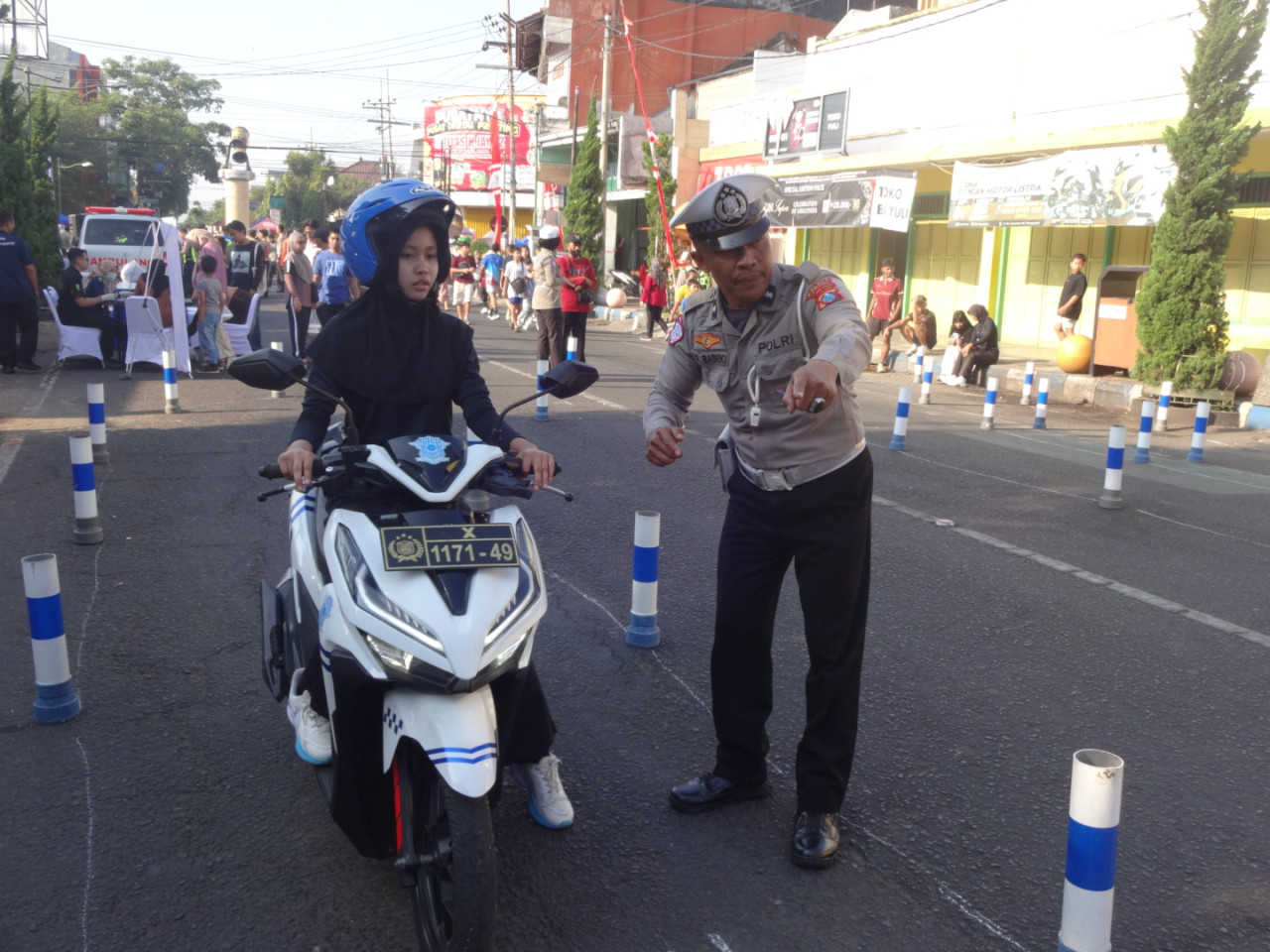 Peringati HUT Lalu Lintas, Satlantas Polres Tulungagung Gelar Pameran di CFD