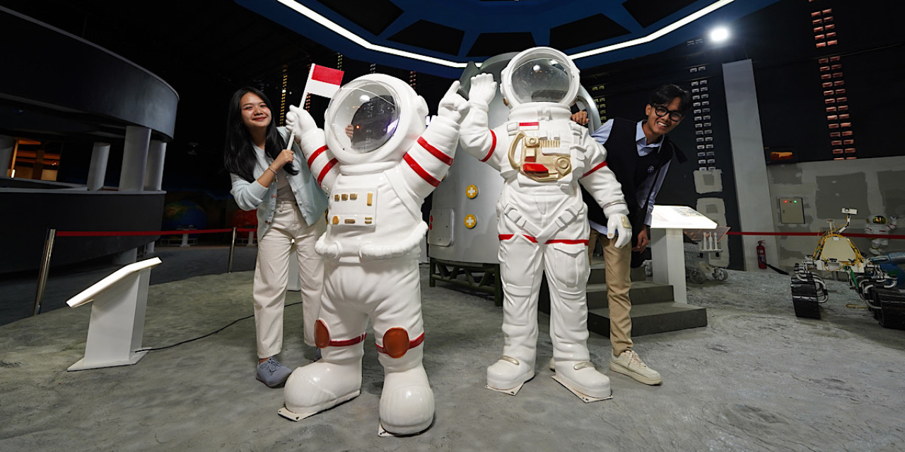 Salah satu spot di Mega Science Center dan Budaya Jatim Park 1, Kota Batu (Foto: Aris/jatimnow.com)