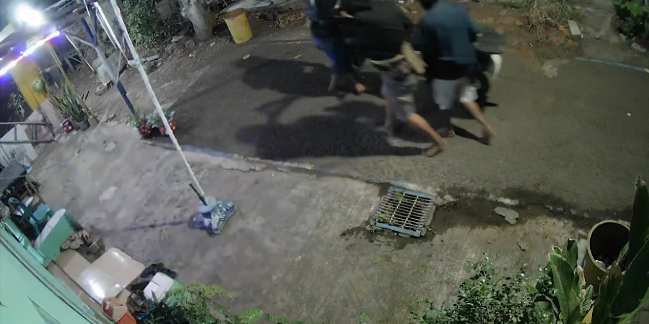 Rekaman CCTV aksi pencurian di Probolinggo.