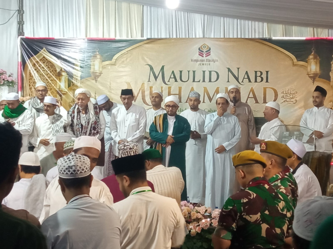 Peringatan Maulid Nabi yang digelar HIMA Jember. (Foto: Sugianto/jatimnow.com)