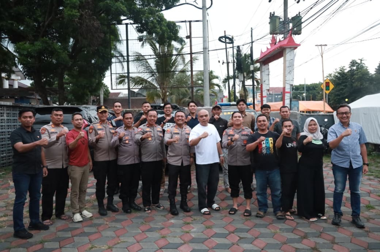 Kapolres Jember saat kunjungi PWI Jember. (Foto: Sugianto/jatimnow.com)