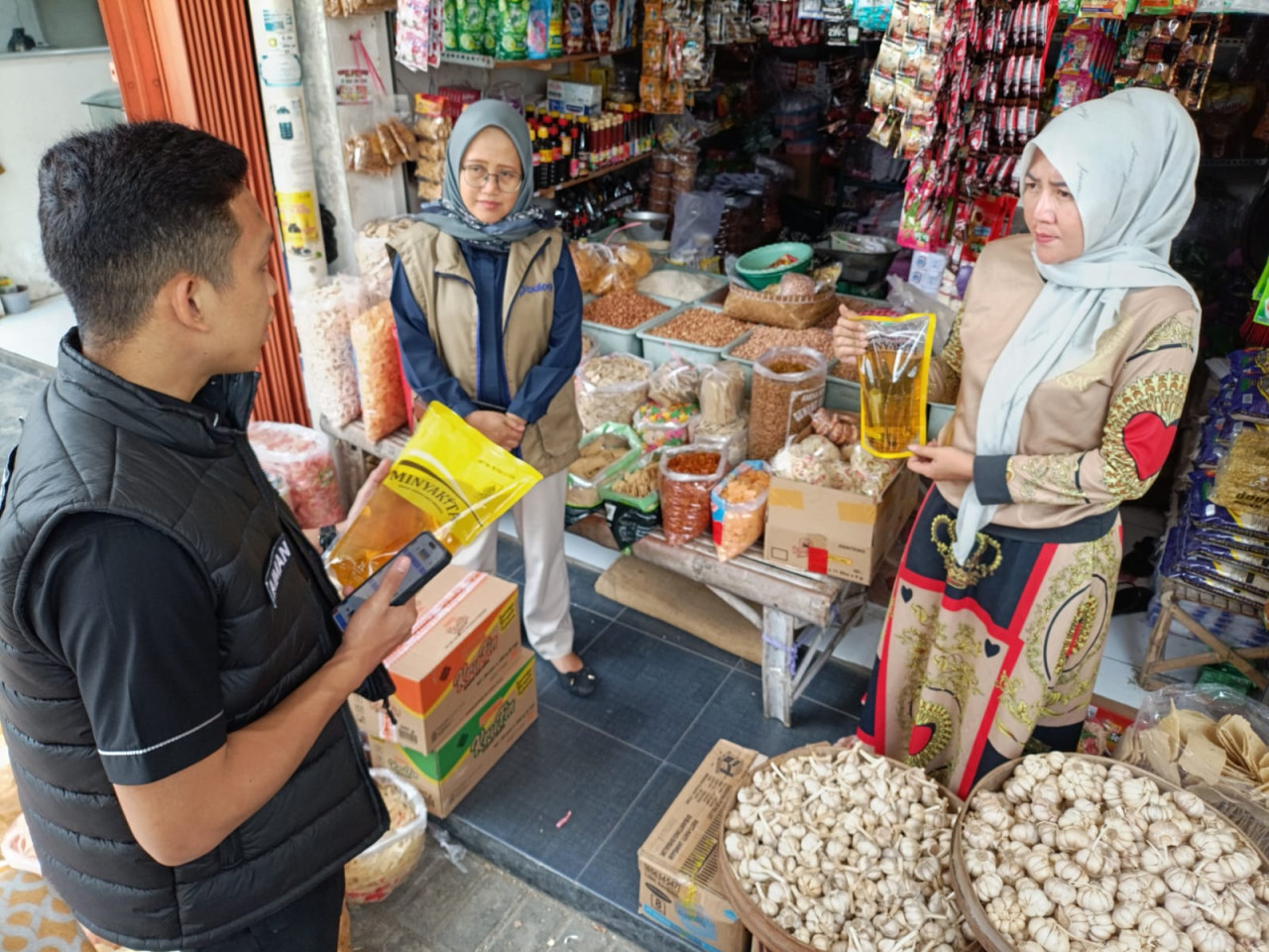 Sidak Pasar, Satgas Pangan Tulungagung Temukan Beras Premium Dijual Melebihi HET