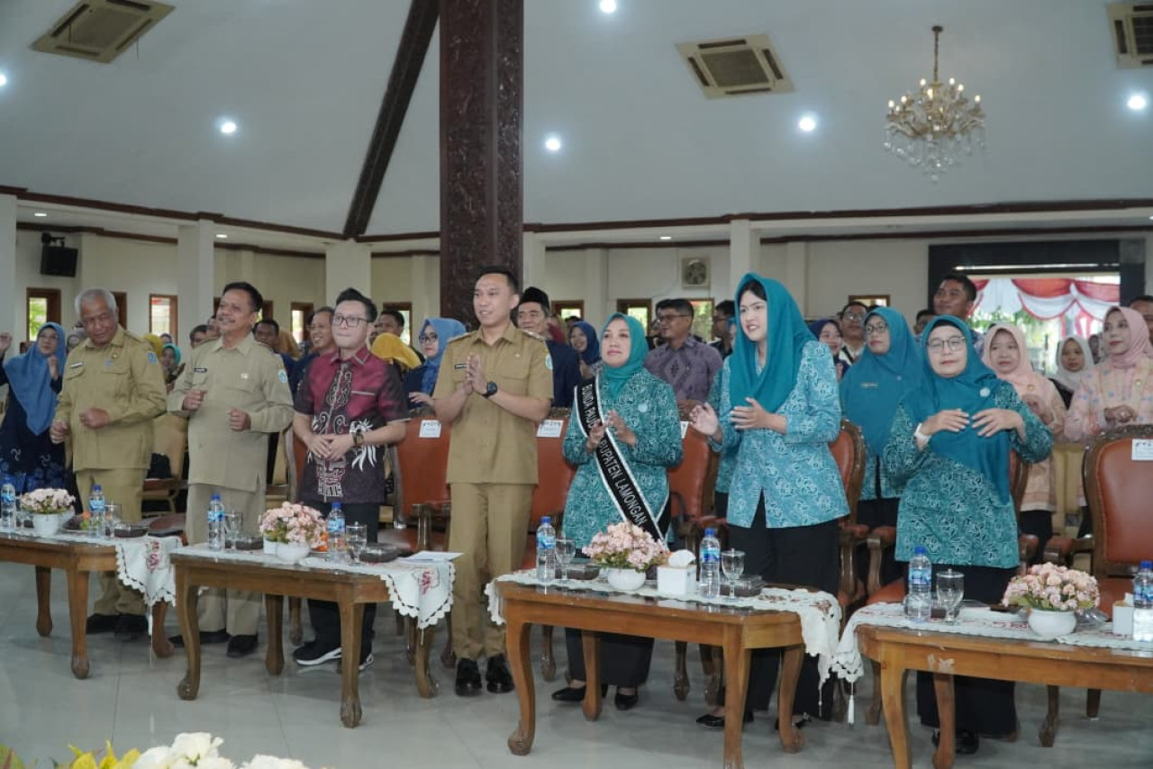 Kegiatan seminar parenting oleh Forum PAUD dan TP PKK Lamongan. (Foto: Kominfo Lamongan for jatimnow.com)
