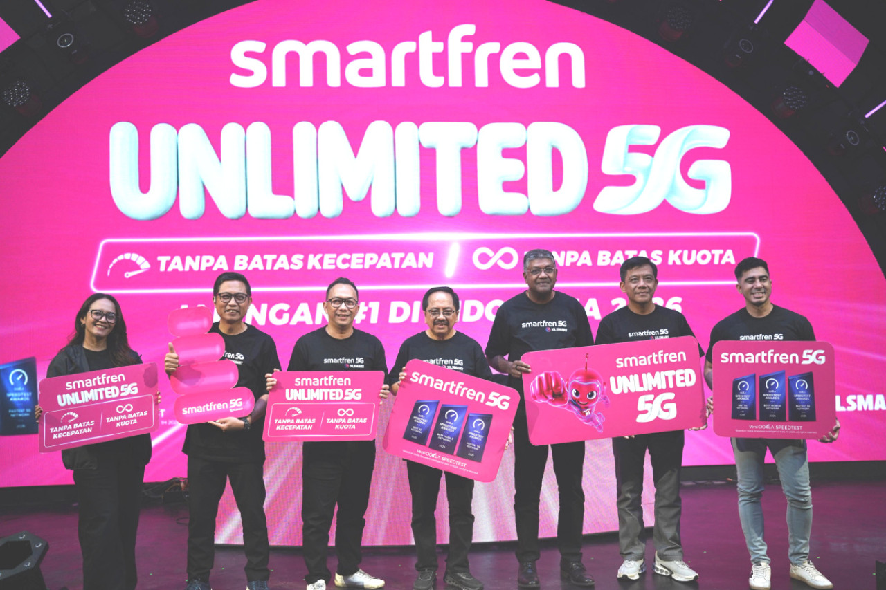 Perluasan jaringan 5G XLSMART juga dibarengi penguatan layanan SMARTFREN Unlimited 5G. (Foto: Ali Masduki/jatimnow.com)
