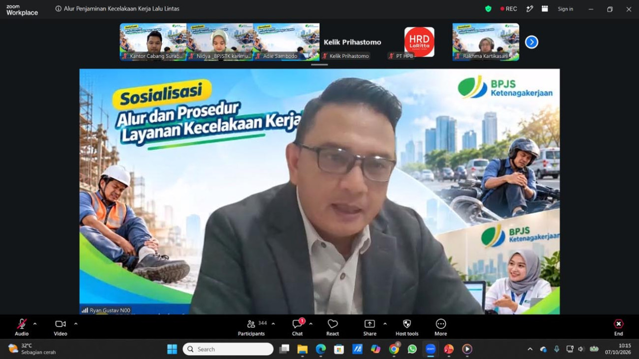 BPJS Ketenagakerjaan Surabaya Karimunjawa gandeng Jasa Raharja dan Kepolisian percepat penanganan serta klaim santunan kecelakaan kerja di jalan. (Foto/jatimnow.com)