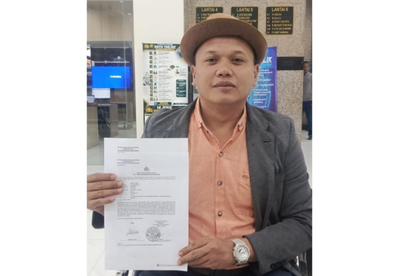Penasihat hukum pelapor, Herman. (Foto/jatimnow.com)