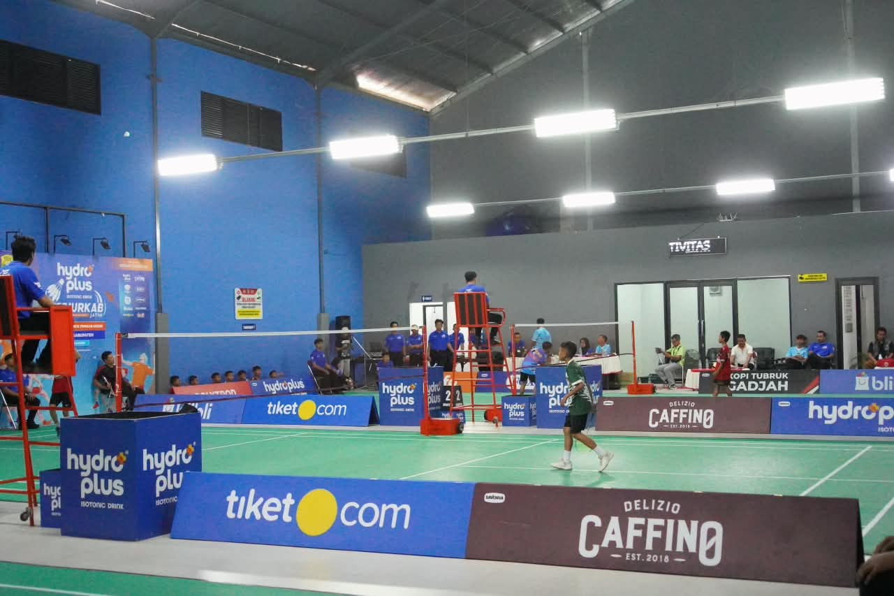 Kejurkab PBSI Kediri 2026 berlangsung di GOR Bulutangkis Pemkab Kediri 19-24 Oktober. (Foto: Pemkab Kediri/jatimnow.com)