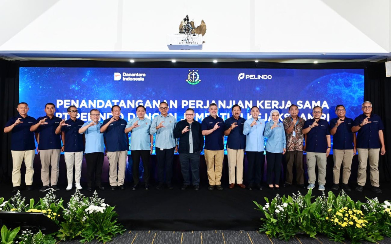 Pelindo resmi menggandeng Jamdatun Kejaksaan RI guna memitigasi risiko hukum selama penataan struktur korporasi dan memacu pendapatan negara. (Foto: Humas Pelindo for jatimnow.com)
