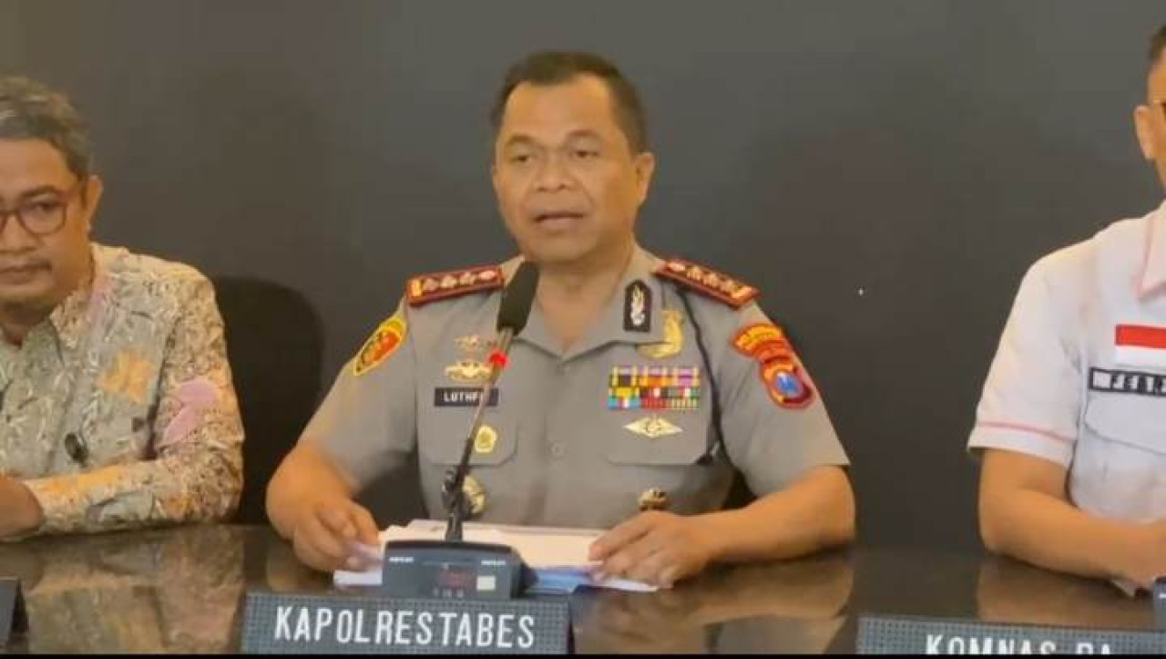 Kapolrestabes Surabaya AKBP Luthfie Sulistiawan. (Foto: Sujianto/jatimnow.com)