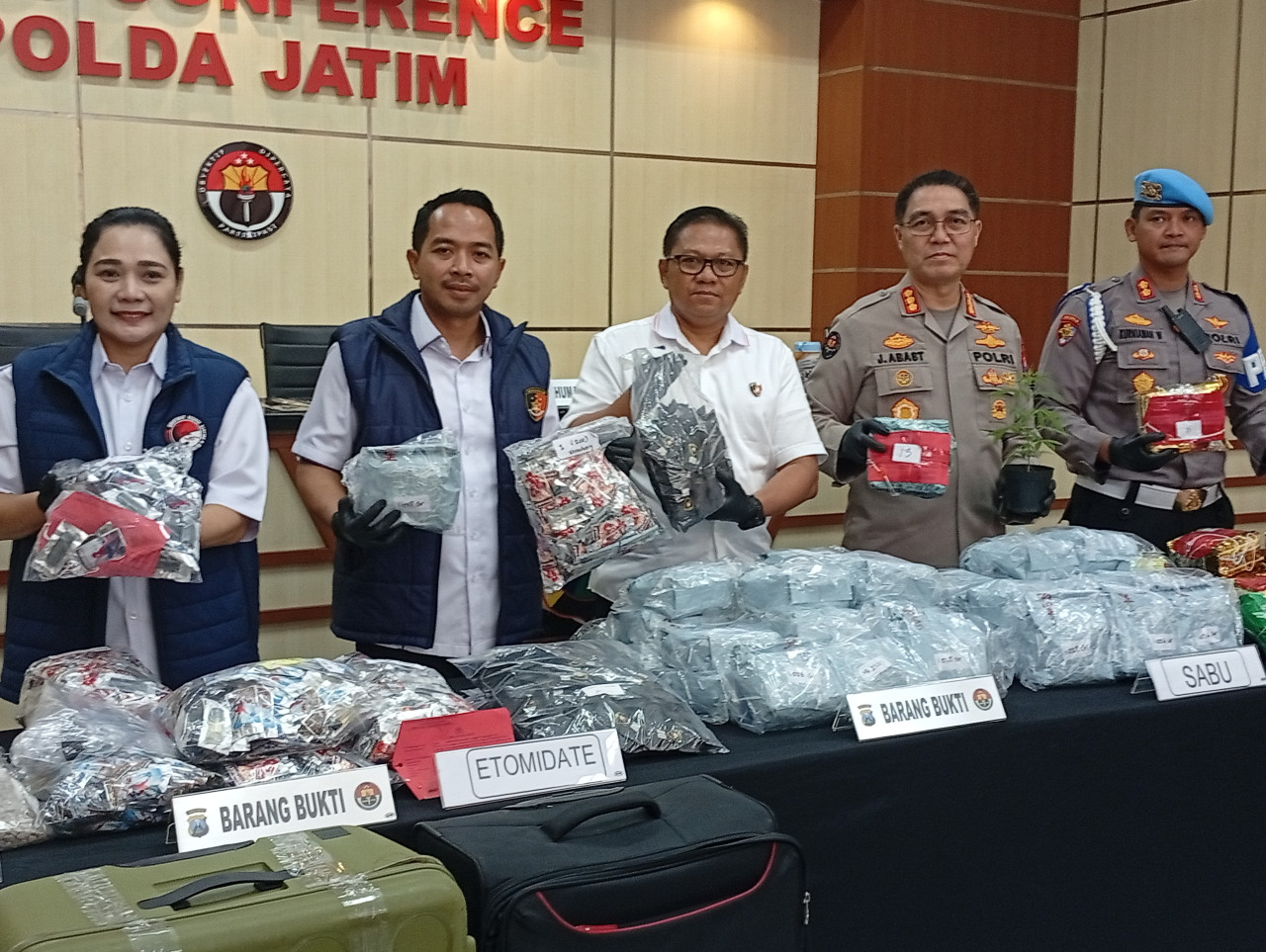 Ribuan Pengedar Narkotika Ditangkap Polda Jawa Timur Dalam 3 Bulan Terakhir