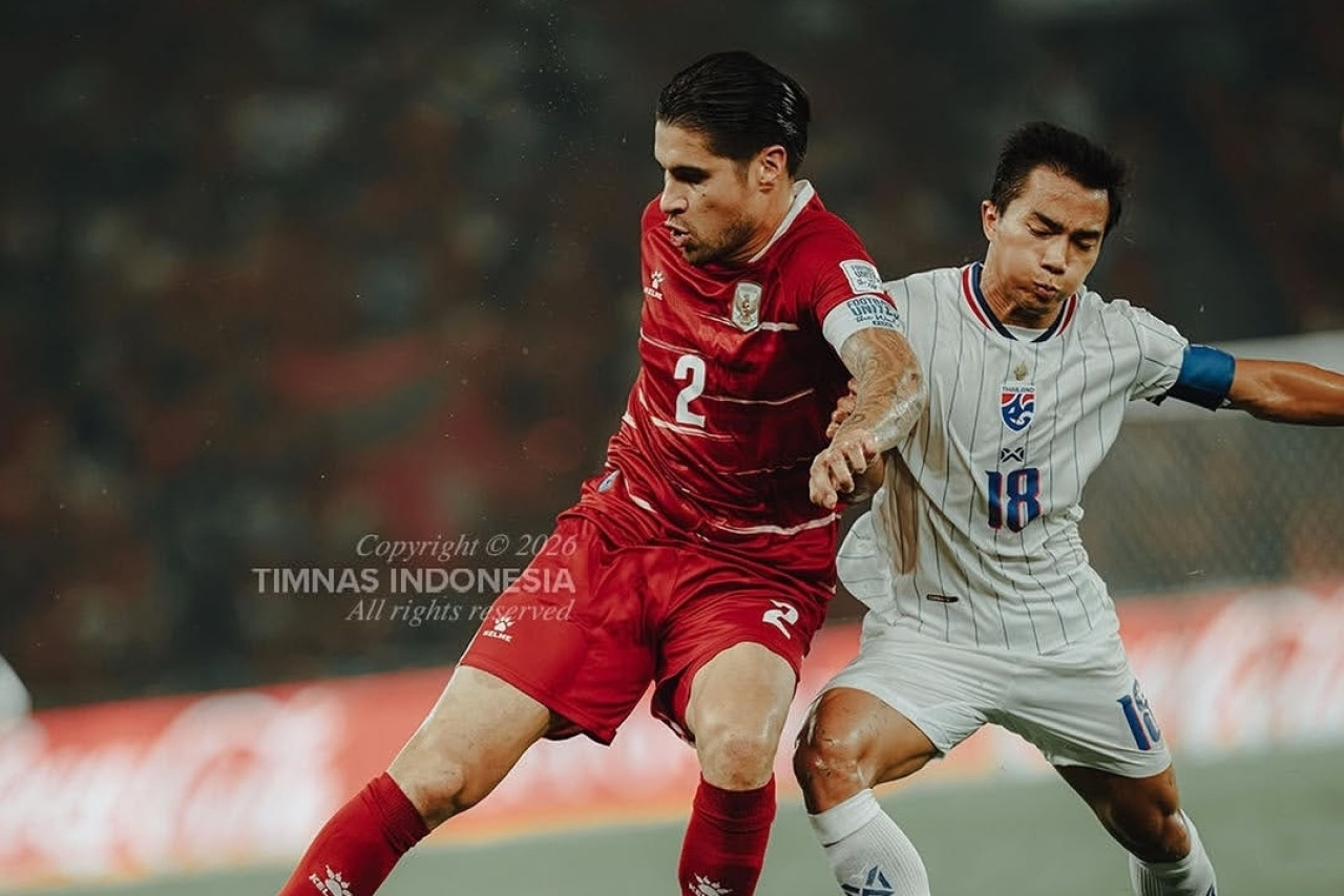 Duel sengit Timnas Indonesia vs Thailand (IG: Timnas Indonesia)