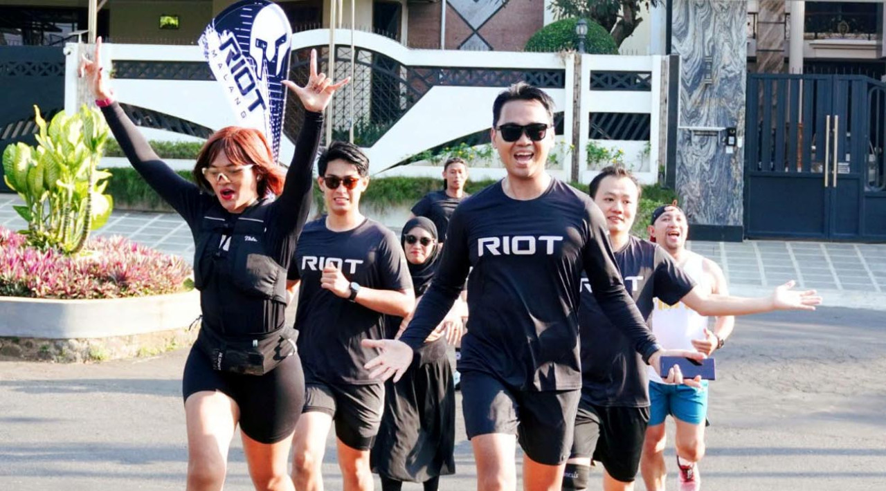Hotel Tidar Malang bersama RIOT Malang sukses gelar Run, Refresh & Reconnect. (Foto: Humas Tidar Hotel for jatimnow.com)