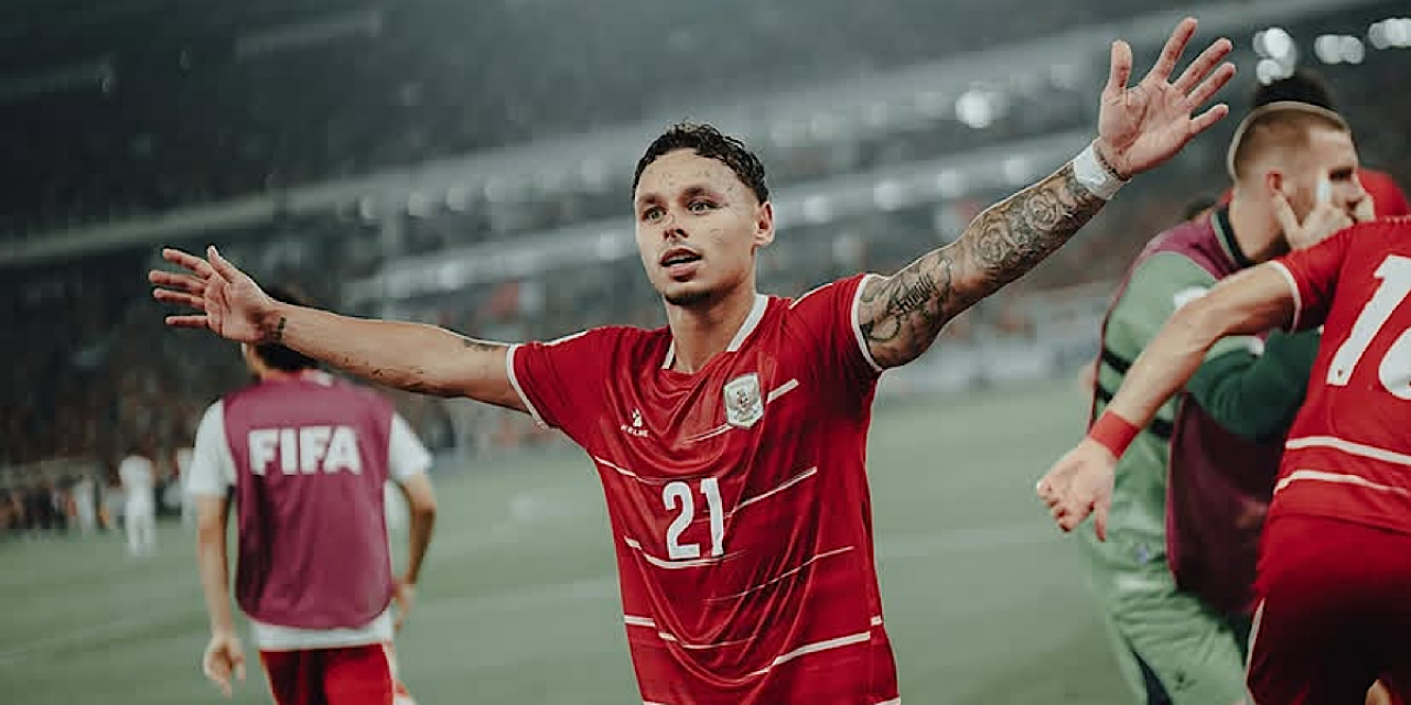 Dean James, pencetak gol pertama Timnas Indonesia di final Piala ASEAN Cup 2026 melawan Thailand. (Foto: Timnas Indonesia/jatimnow.com)