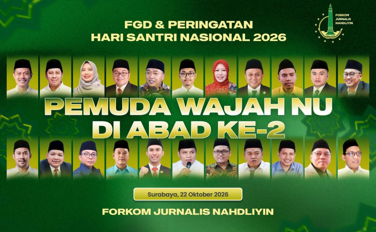 FJN umumkan 22 Tokoh Muda Nahdliyin Inspiratif lintas profesi. (Foto: FJN for jatimnow.com)