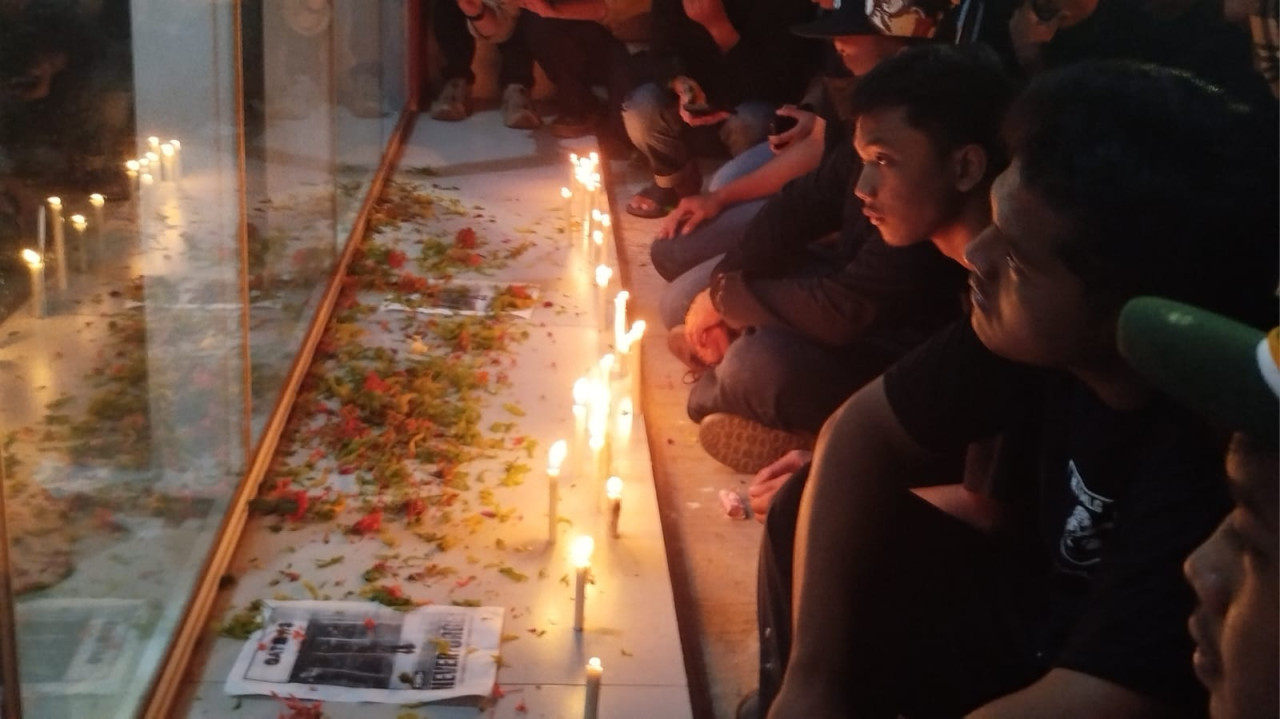 Peringatan empat tahun Tragedi Kanjuruhan digelar di Stadion Kanjuruhan, Malang, pada Kamis (1/10/2026). (Foto: Aris/jatimnow.com)