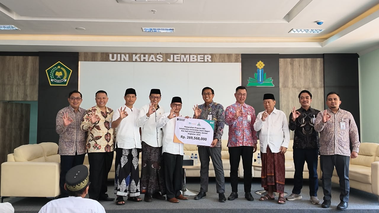 Pemaparan visi misi calon Rektor UIN KHAS Jember. (Foto: Humas UIN KHAS/jatimnow.com)