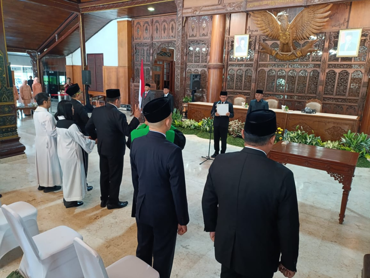 Pelantikan pejabat di lingkup Pemkab Tulungagung. (Foto: Bramanta/jatimnow.com)