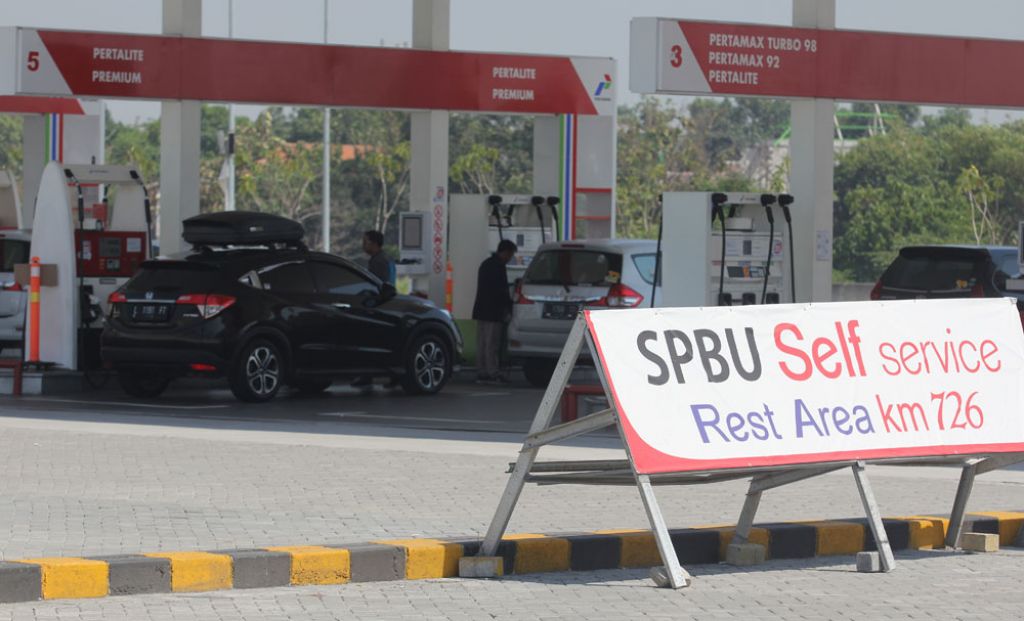 NYAMAN - Seperti di luar negeri saat mengisi bahan bakar, self service. Inovasi yang ditempuh PERTAMINA