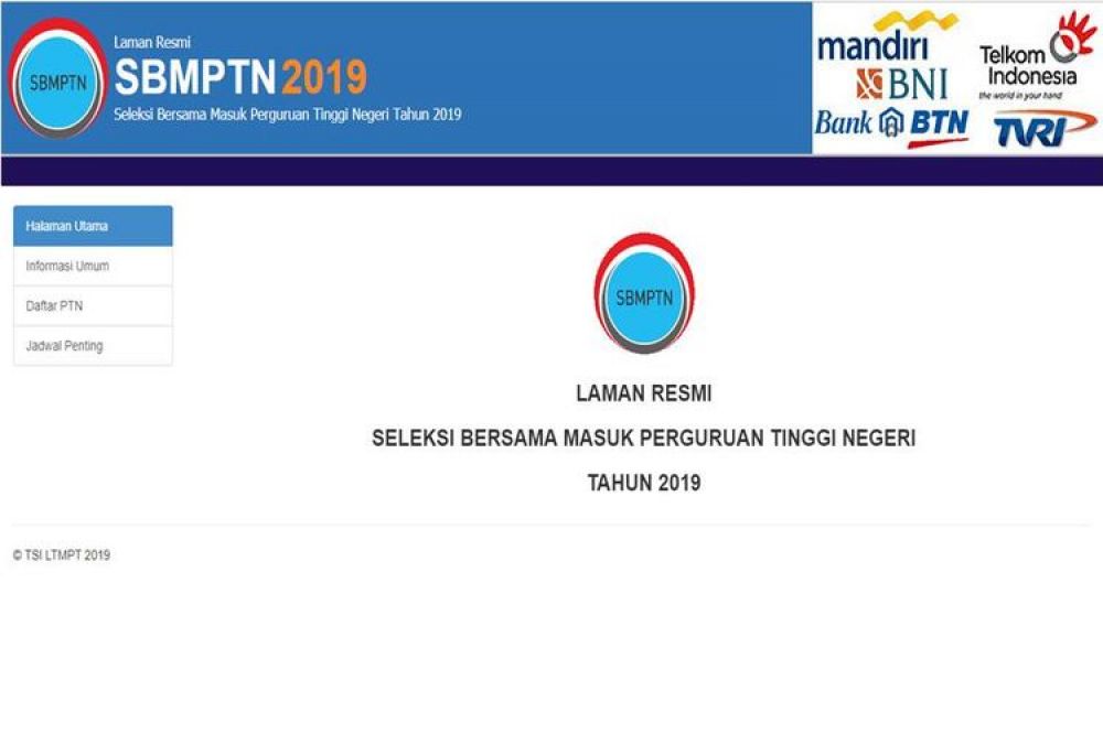 Pendaftaran SBMPTN 2019 Dibuka Pukul 13.00 Wib Hari ini