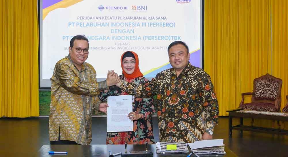 Pelindo III dan BNI Kerja Sama Supply Chain Financing