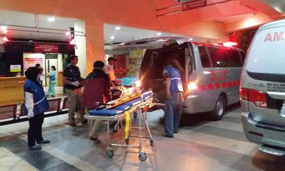 Lawan Jambret Seorang Diri, Risa Terbaring di Rumah Sakit 