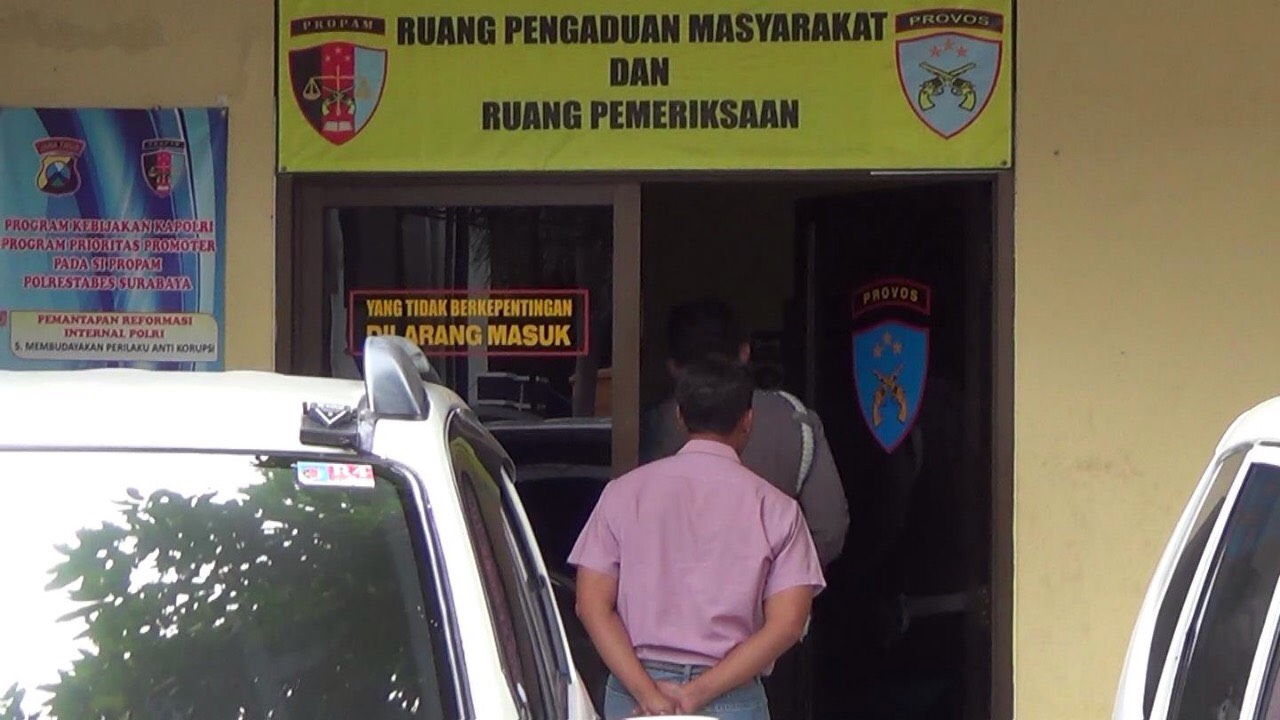 Ruang Provost Polrestabes Surabaya.