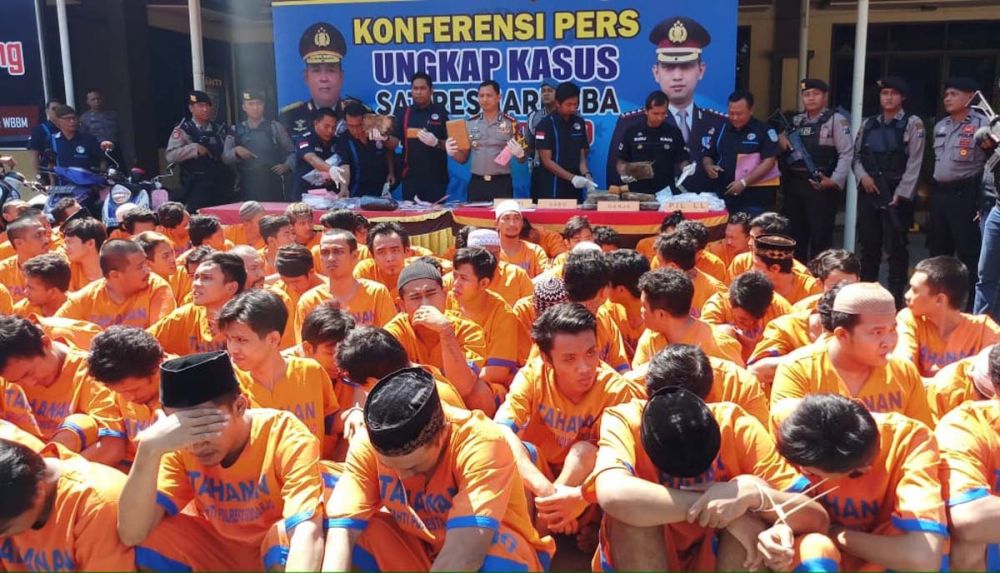 Selama Dua Minggu, 93 Pengedar Narkoba di Sidoarjo Diringkus