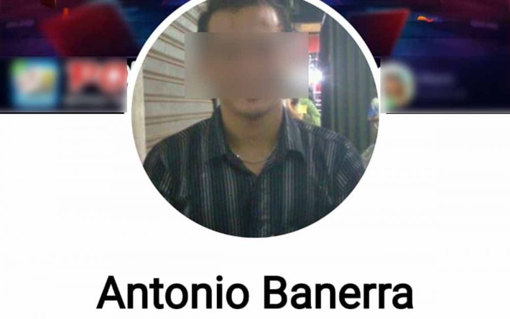 Capture akun Facebook Antonio Banerra yang beredar