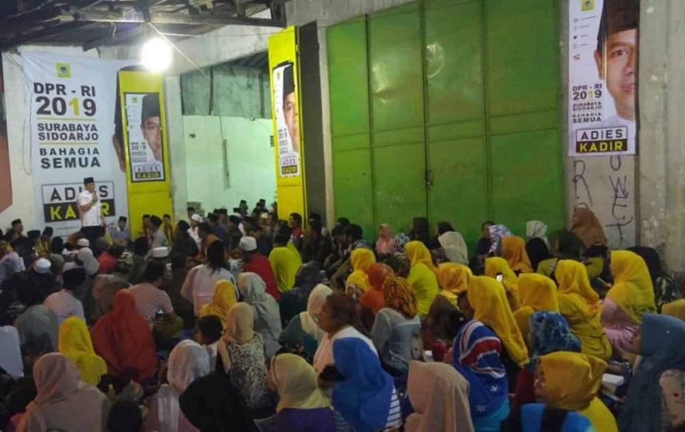 Pileg 2019, Adies Kadir dan Relawan Doa Bersama
