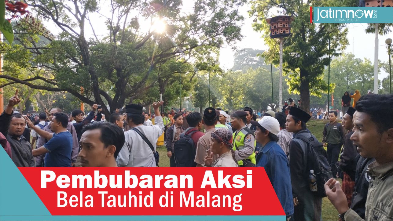 Video: Pembubaran Aksi Bela Tauhid di Kota Malang