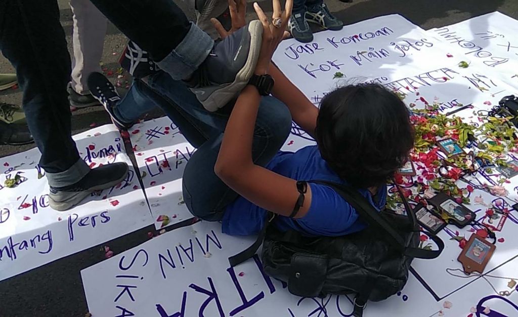 Wartawan Mojokerto-Probolinggo Desak Polisi Tangkap Pelaku Kekerasan ke Nurhadi