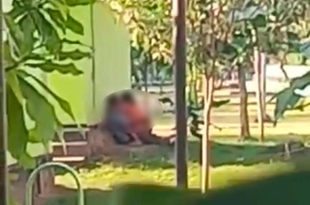 Tangkapan layar video pasangan mesum diduga di Kota Probolinggo yang beredar