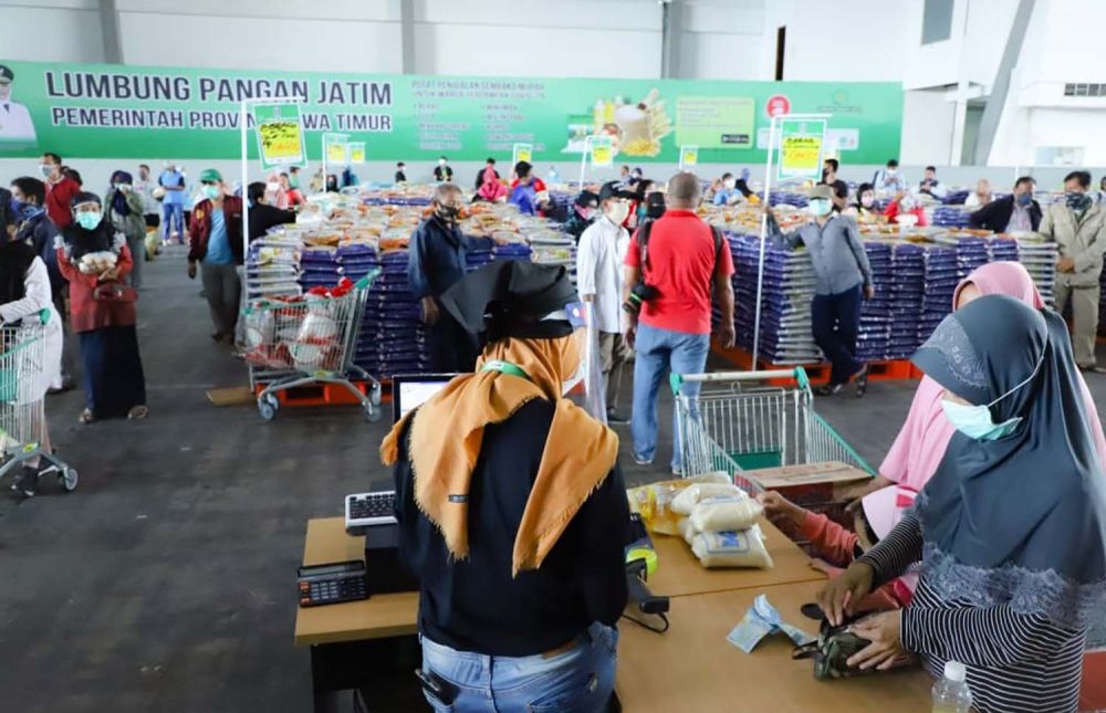 Aktivitas di Lumbung Pangan Jatim